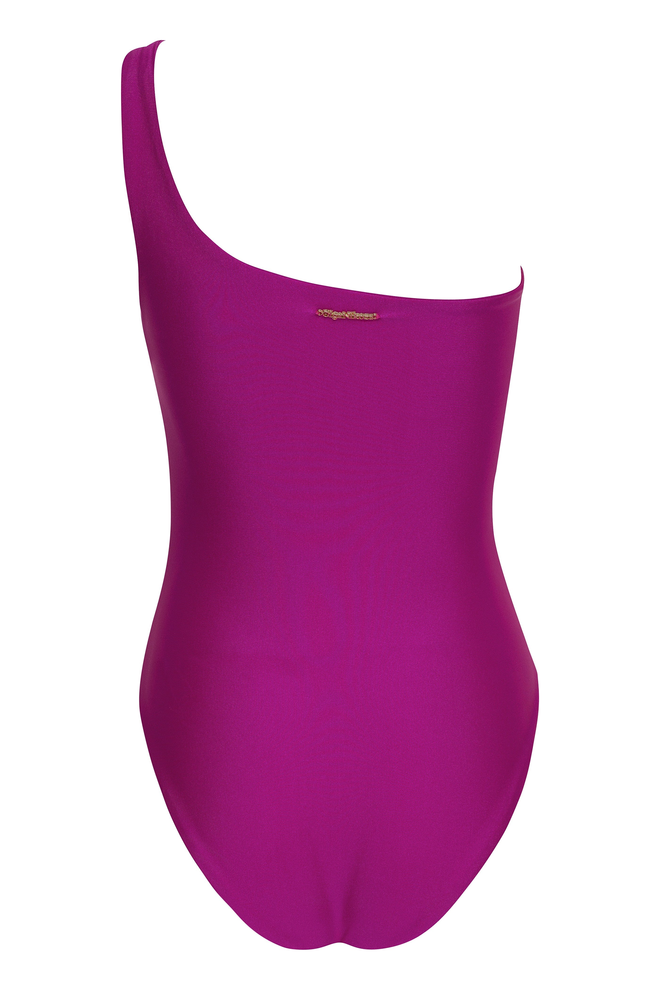 Vanda - Black One Shoulder Style Swimsuit NIKOZA