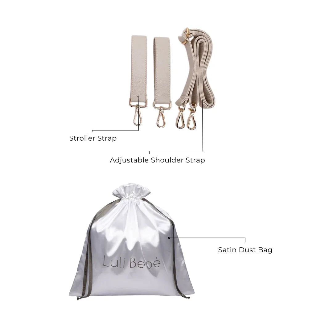 Petit Diaper Bag Pastel Pink Luli Bebe