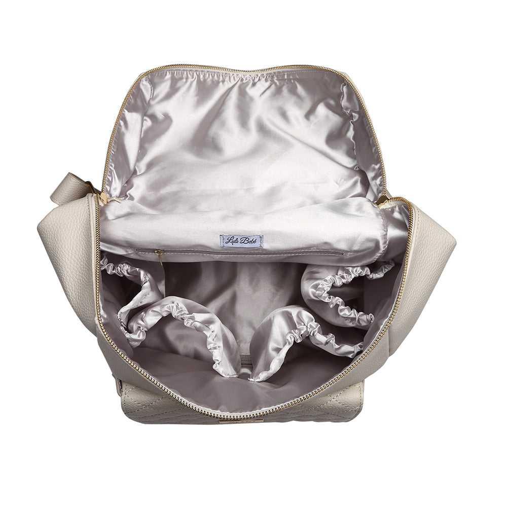 Signature Diaper Bag Pearl White Luli Bebe