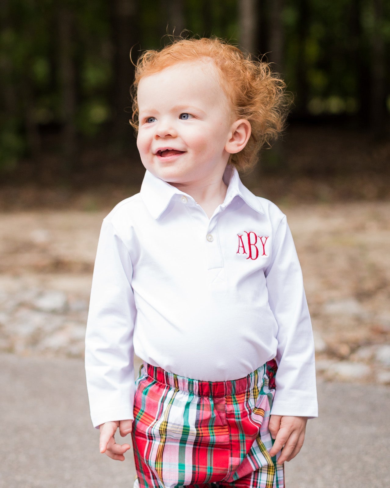 Plain White Polo Shirt with Long Sleeves