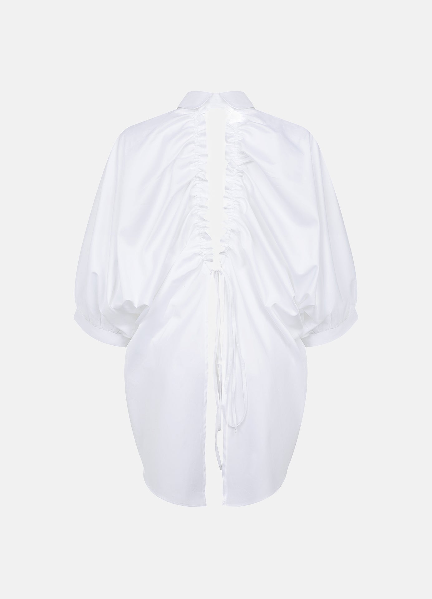 Prima Open-Back Cotton Shirt