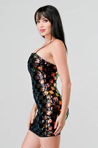 LUXE CHECK PATTERN SEQUINS Bella Moda Latina