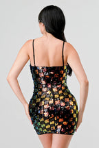 LUXE CHECK PATTERN SEQUINS Bella Moda Latina