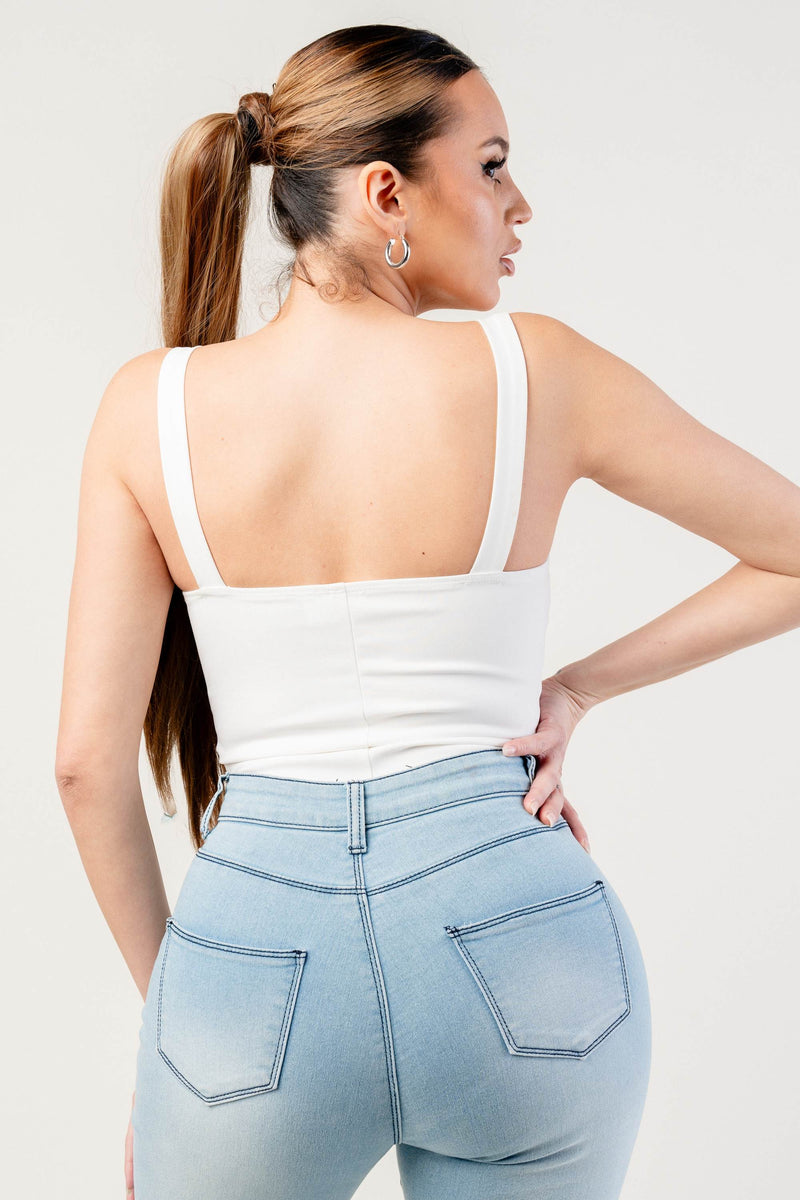 Soft Scuba Bodysuit – Sleek, Stretchy, and Stunning Bella Moda Latina