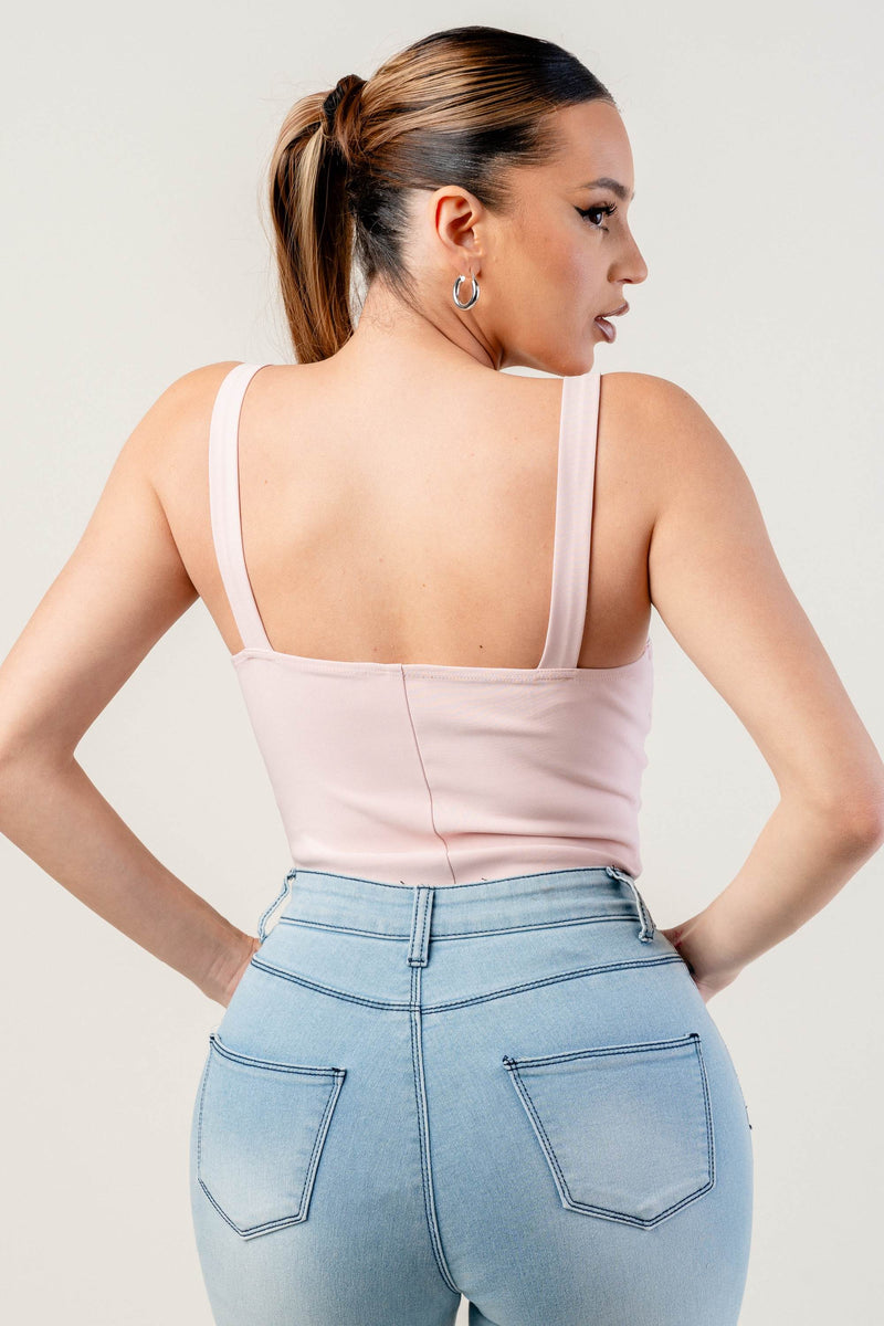 Soft Scuba Bodysuit – Sleek, Stretchy, and Stunning Bella Moda Latina