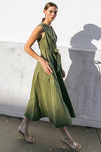 DELICATE DREAMS WOVEN MIDI DRESS Flying Tomato