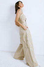 ROYAL AFFAIR WOVEN JUMPSUIT Flying Tomato