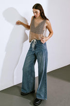 SHE'S A SWEET TALKER DENIM PANTS Flying Tomato