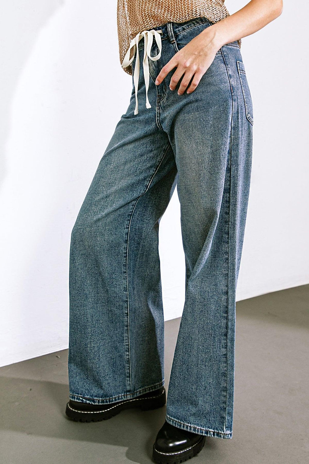 SHE'S A SWEET TALKER DENIM PANTS Flying Tomato