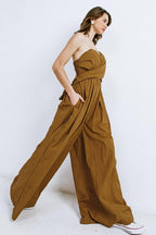 THINK ABOUT ME WOVEN JUMPSUIT Flying Tomato