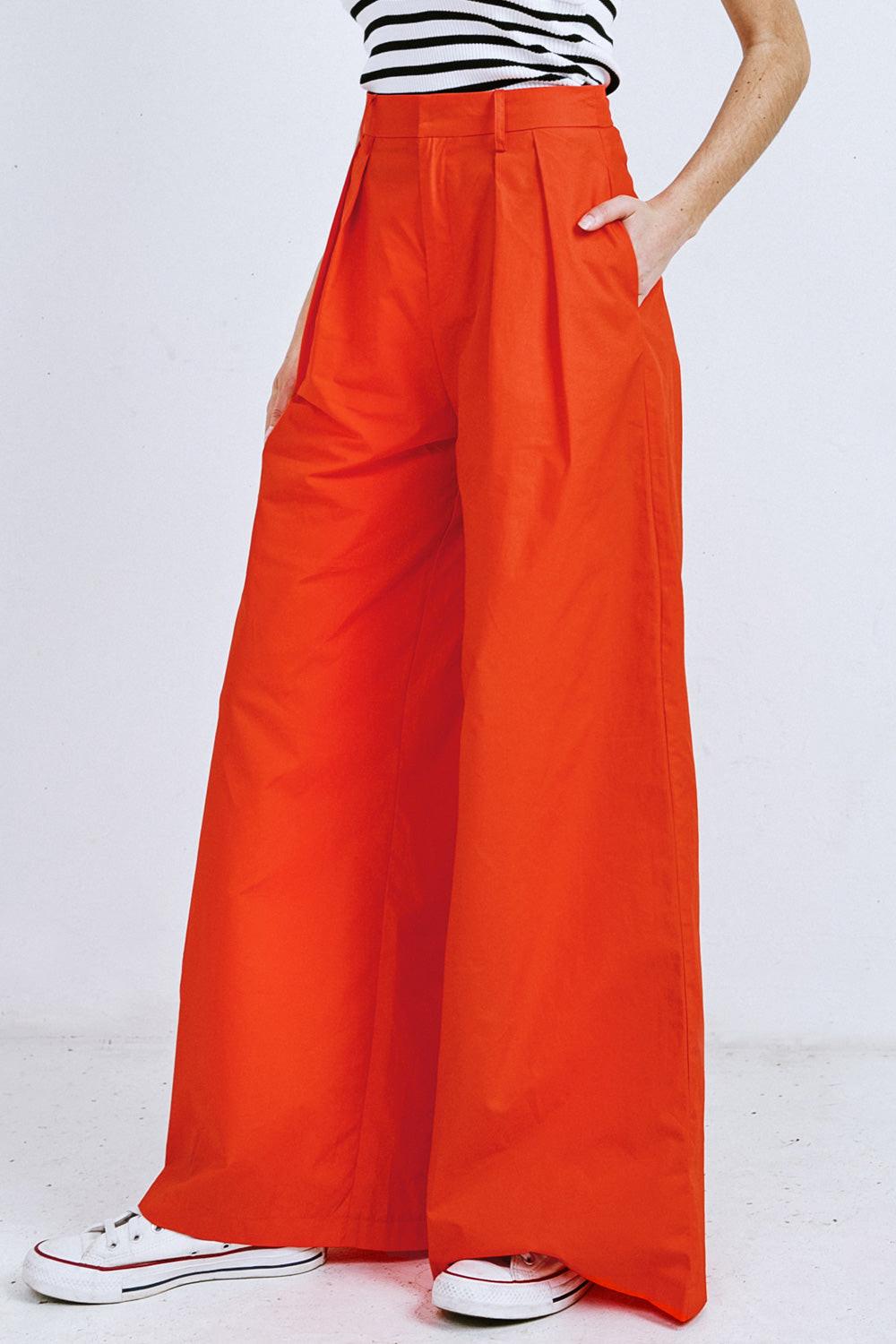 LOOK YOUR BEST POPLIN PANTS Flying Tomato