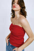 ERRANDS TO RUN KNIT TUBE TOP Flying Tomato