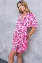 MOVE OVER WOVEN MINI DRESS Flying Tomato