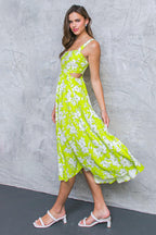 PERFECTLY ADORED WOVEN MIDI DRESS Flying Tomato