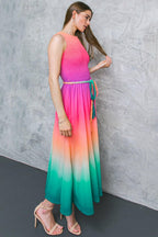 CATER TO YOU WOVEN MIDI DRESS Flying Tomato
