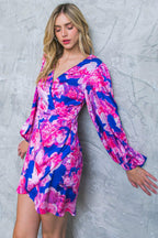 DRAMATICALLY CHIC SATIN MINI DRESS Flying Tomato