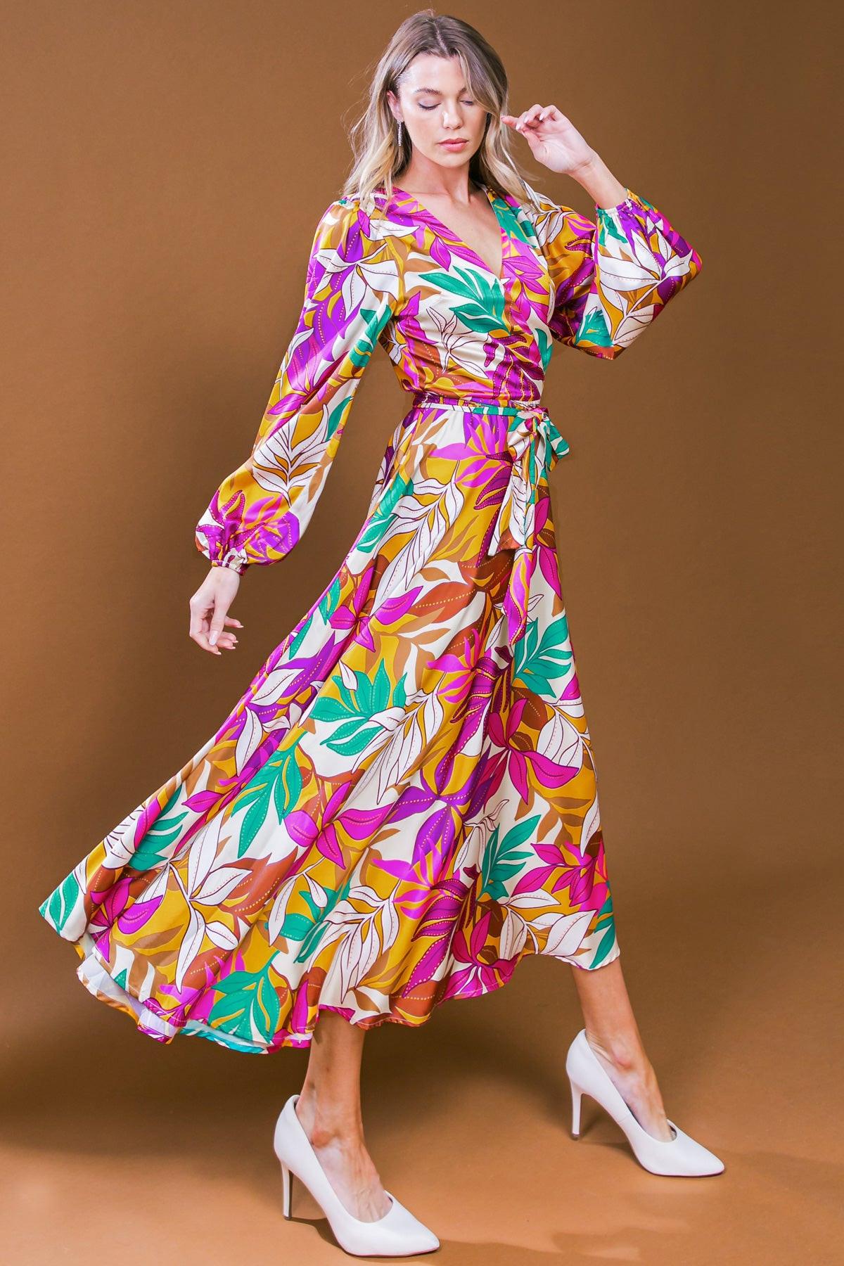 CAREFREE CONFIDENCE WOVEN MIDI DRESS Flying Tomato