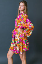 JUST BELIEVE IN ME WOVEN MINI DRESS Flying Tomato