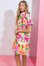 DIVINE INTUITION WOVEN MINI DRESS Flying Tomato