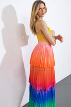 SEEING YOU AGAIN WOVEN MIDI DRESS Flying Tomato