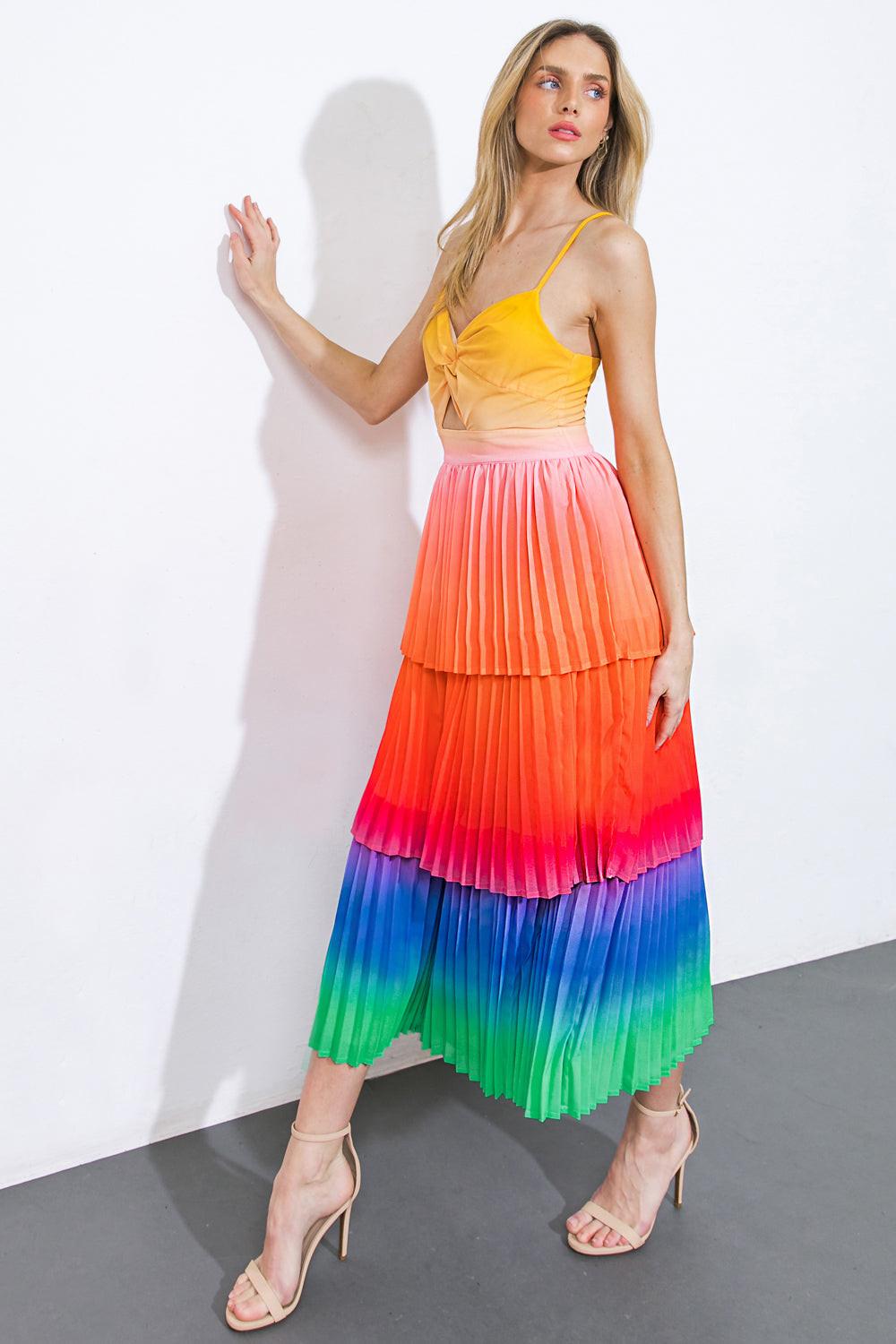 SEEING YOU AGAIN WOVEN MIDI DRESS Flying Tomato