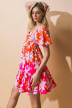 READY OR NOT WOVEN MINI DRESS Flying Tomato