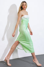 ALWAYS ON THE GO SEQUIN MIDI DRESS Flying Tomato