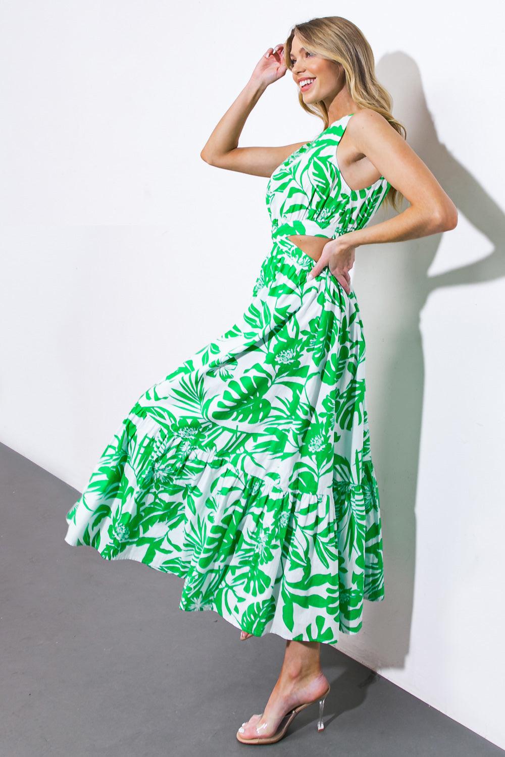 LIVE YOUR TRUTH WOVEN MIDI DRESS Flying Tomato