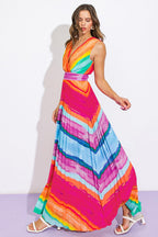 SHORE VACAYS WOVEN MAXI DRESSS Flying Tomato