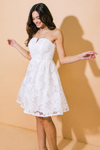 HEARD ABOUT US WOVEN MINI DRESS Flying Tomato