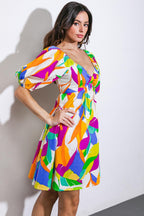 MEANT FOR YOU WOVEN MINI DRESS Flying Tomato