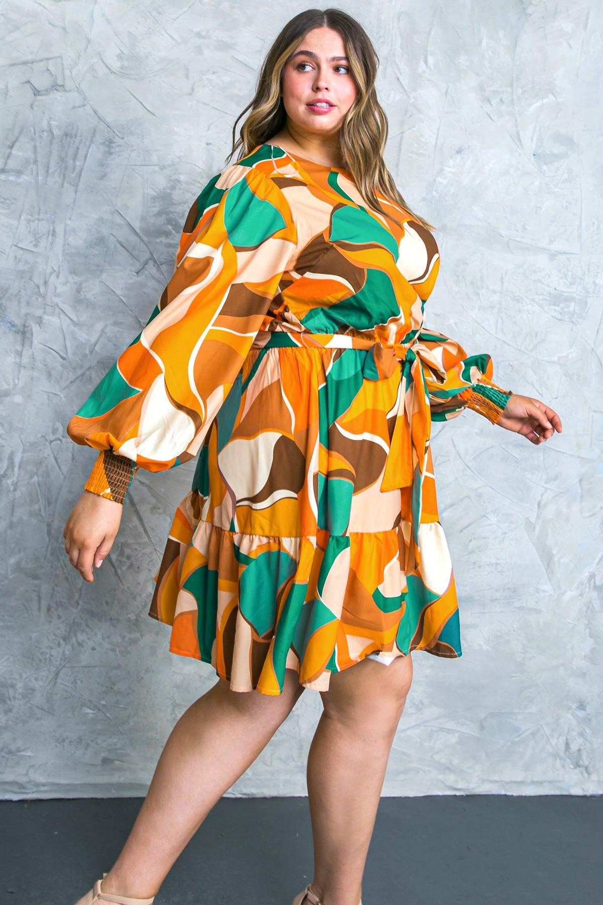 FEEL HAPPINESS WOVEN MINI DRESS Flying Tomato