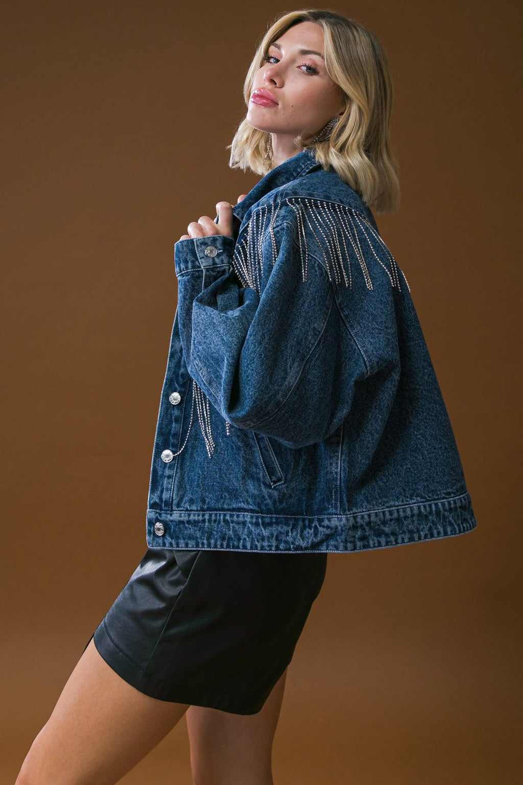 STUNNING EXCELLENCE WASHED DENIM JACKET Flying Tomato