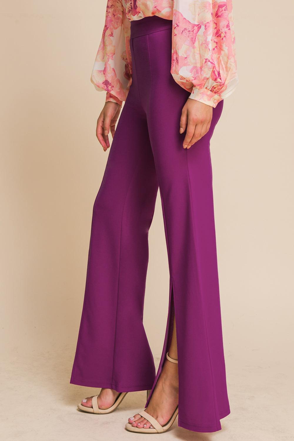 HEY DARLING WOVEN FLARE PANTS Flying Tomato