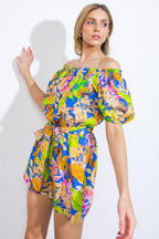 OH SO LOVELY  WOVEN ROMPER Flying Tomato