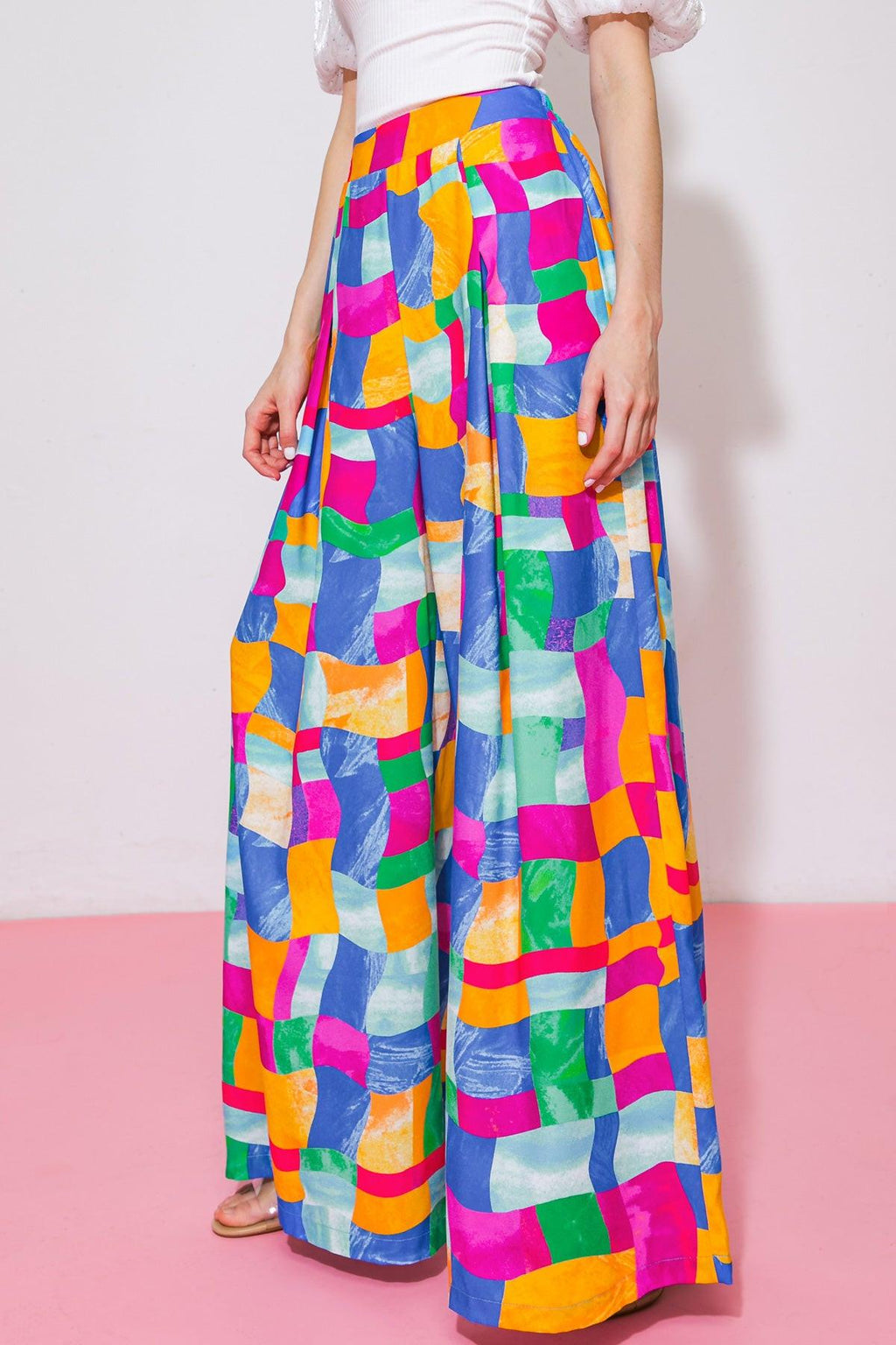 LOVELY STATEMENT WOVEN PANTS Flying Tomato