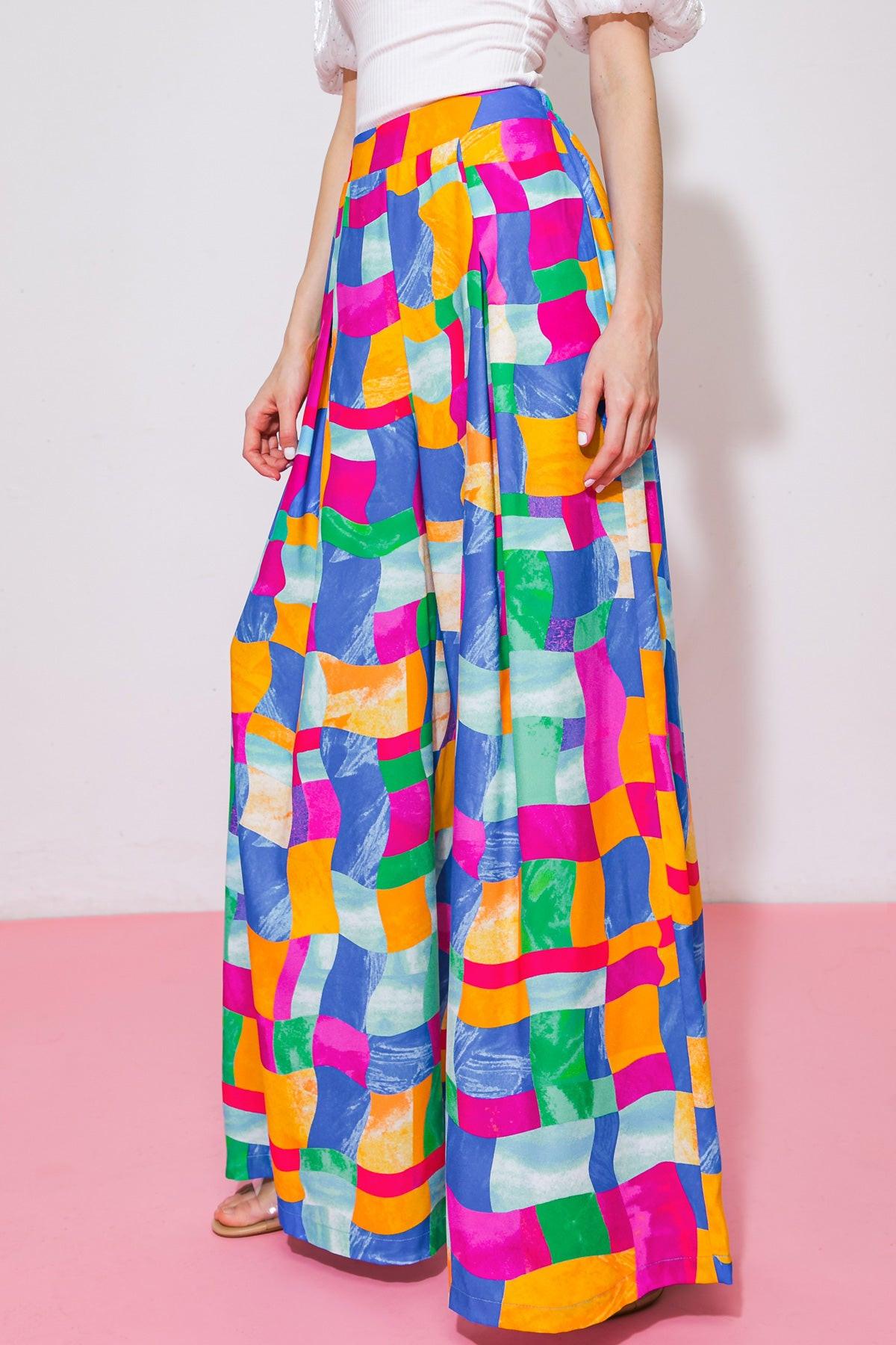 LOVELY STATEMENT WOVEN PANTS Flying Tomato