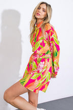KEEPING YOU COMPANY WOVEN ROMPER Flying Tomato