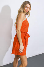 UNEXPECTED SURPRISE WOVEN ROMPER Flying Tomato