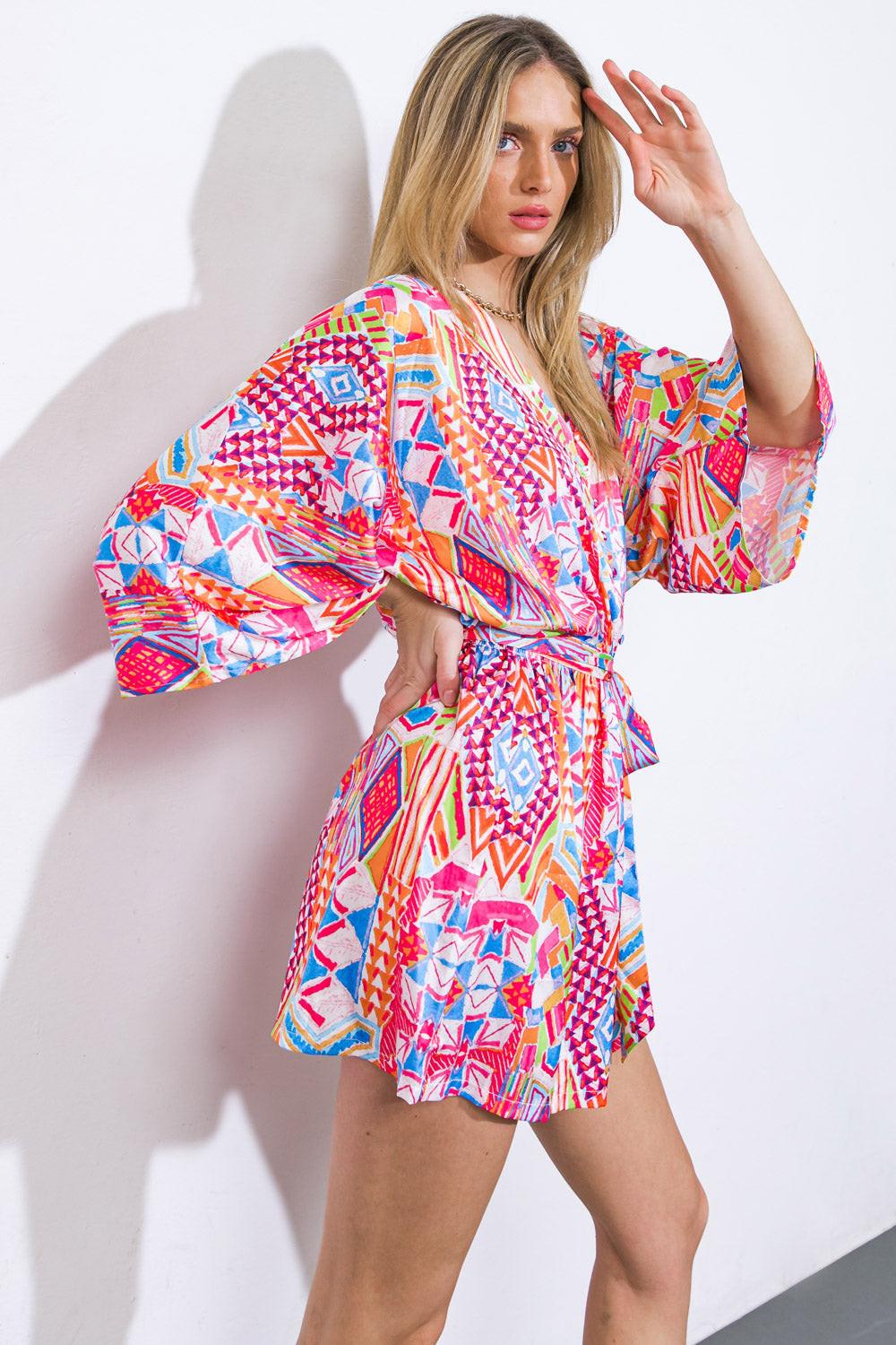 IN THE LEAVES WOVEN ROMPER Flying Tomato
