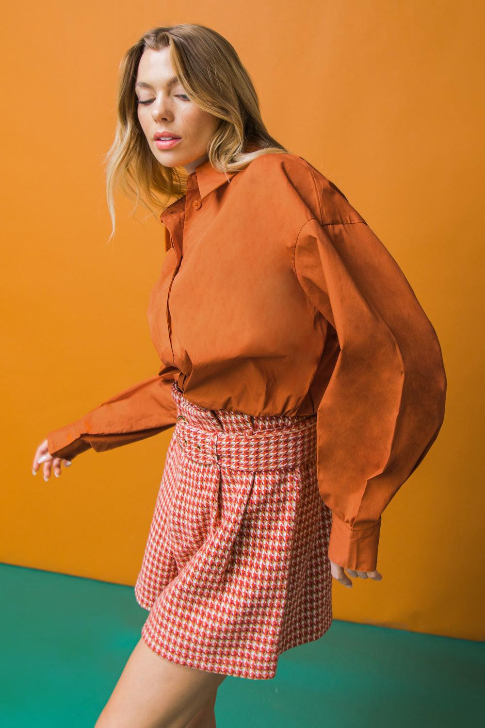 STATE OF SUCCESS POPLIN TOP Flying Tomato
