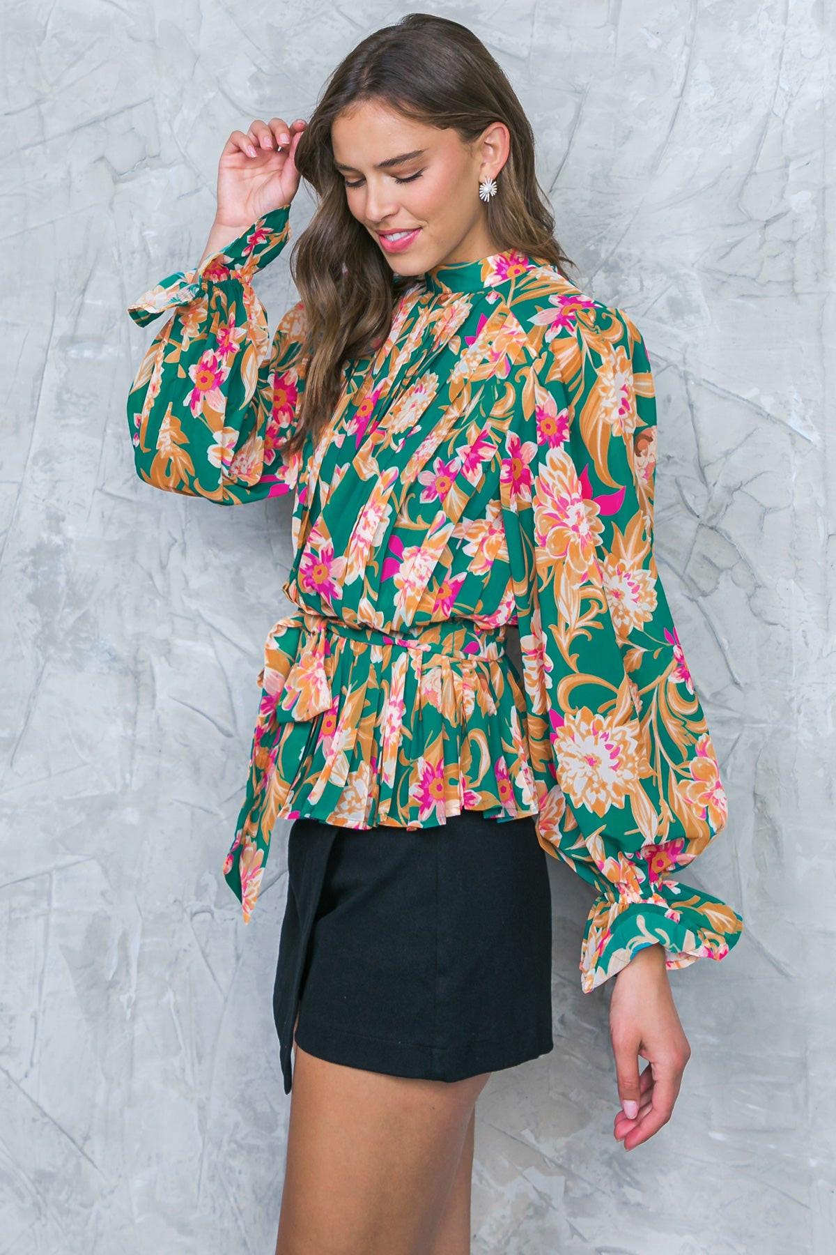 MISS PUNCTUALITY WOVEN TOP Flying Tomato