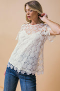 MELT MY HEART LACE TOP Flying Tomato