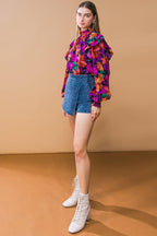 MOODY SWEETIE WOVEN TOP Flying Tomato