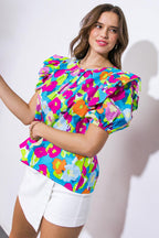 LOOKING BACK WOVEN TOP Flying Tomato