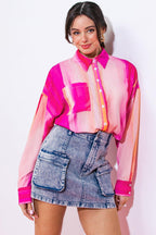 TAKE THE LEAD WOVEN TOP Flying Tomato