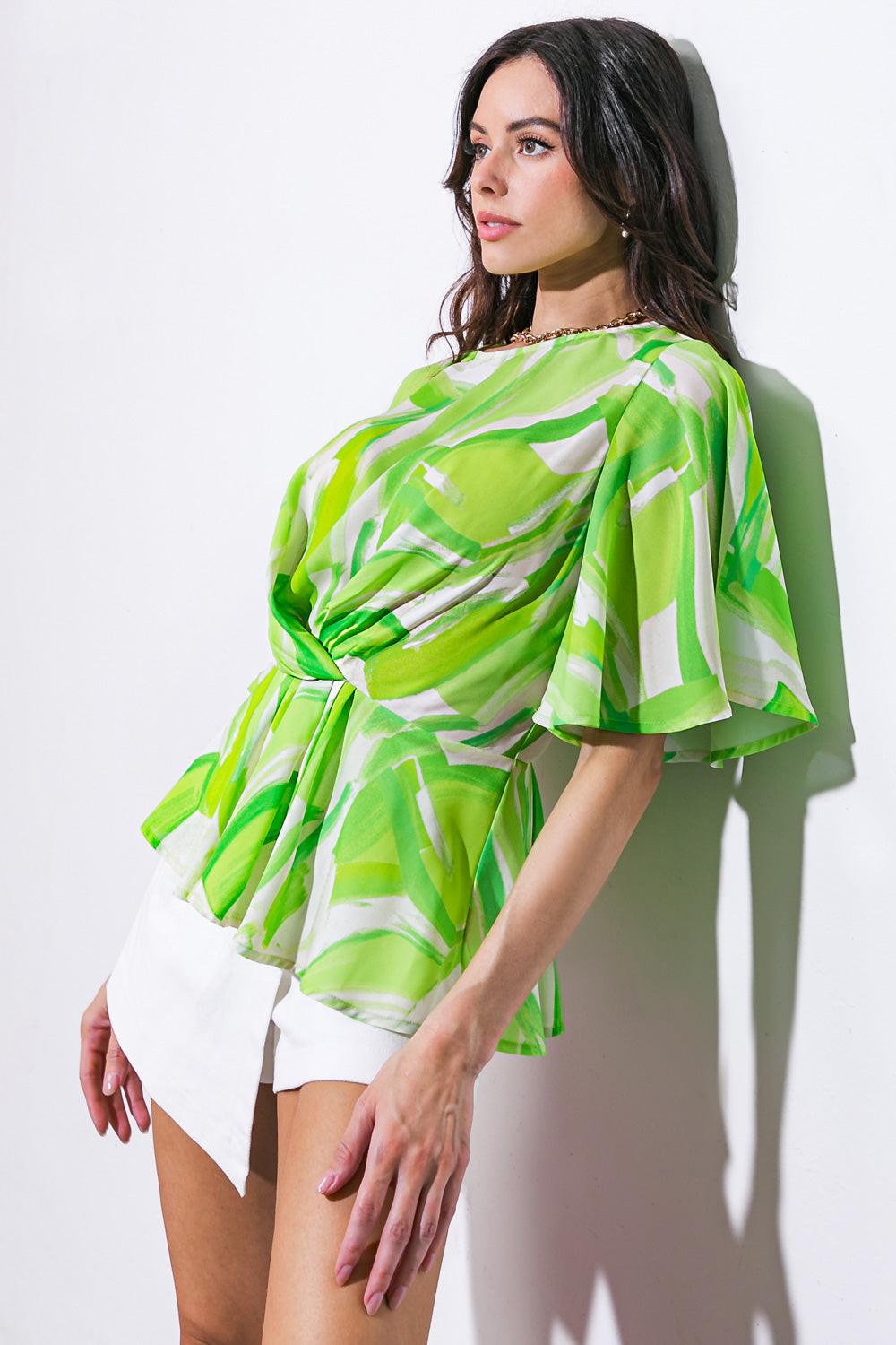EASY TO SAY WOVEN TOP Flying Tomato
