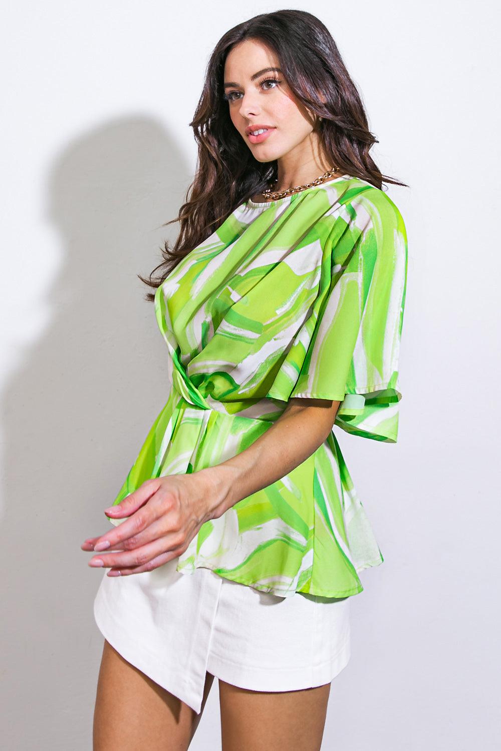 EASY TO SAY WOVEN TOP Flying Tomato