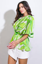 EASY TO SAY WOVEN TOP Flying Tomato