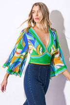 WE BELONG TOGETHER WOVEN CROP TOP Flying Tomato